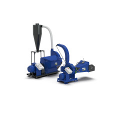 Młyn bijakowy CHOPPER 1000 z rozdrabniaczem CRUSHER 700