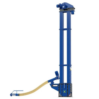 Przenośnik kubełkowy PK z przenośnikiem elastycznym PS-6