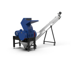 Rozdrabniacz mięsno-kostny PM-18 z przenośnikiem ślimakowym ze stali nierdzewnej