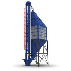 Suszarnia do zbóż SZ-28 z przenośnikiem kubełkowym