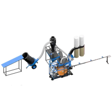 Prasa udarowa do brykietu „Ecopress” + Rozdrabniacz DR-1000