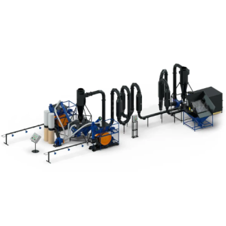 Prasa udarowa do brykietu „EcoPress-DUO” + Suszarnia SA-800