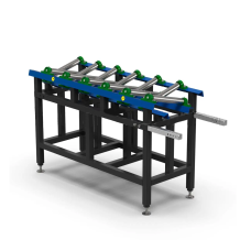 Przenośnik rolkowy do kłód